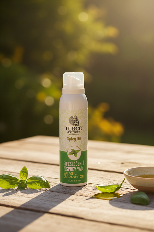 Fesleğen Aromalı Sprey Zeytinyağı - 125 ml