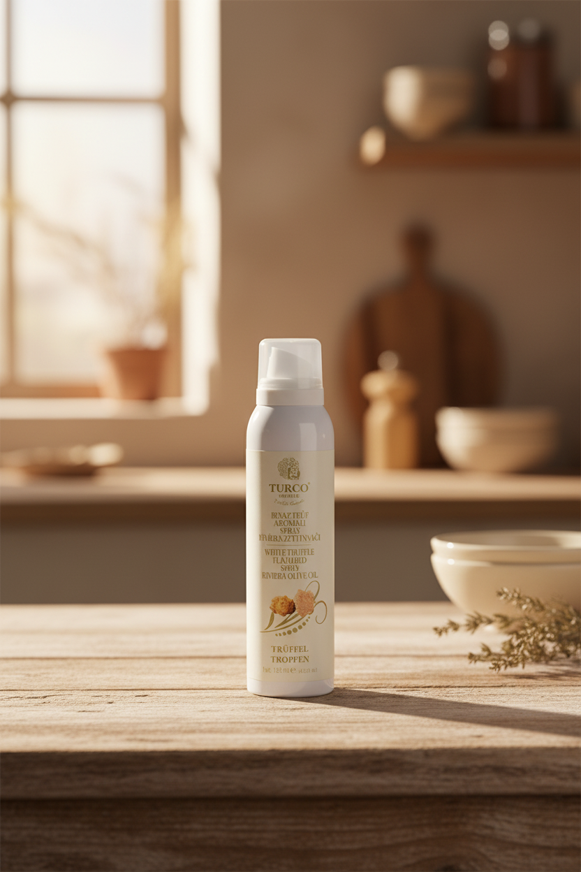 Beyaz Trüflü Zeytinyağı Sprey - 125 ml